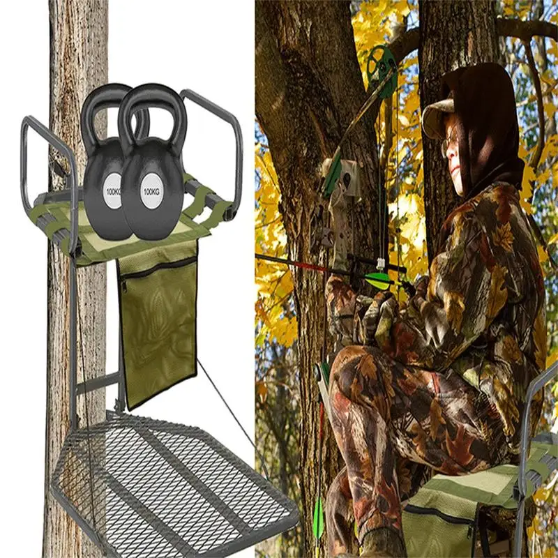 

Замена сиденья на подставке для дерева для охотничьего сетки, сменное сиденье для подставки для лестницы, замена сиденья на подставке для охотничьего дерева с карманом