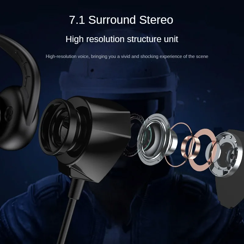 Gaming-Headset mit Mikrofon Gaming-Headset In-Ear-Handy Computer Kabel Headset Headset Gamer