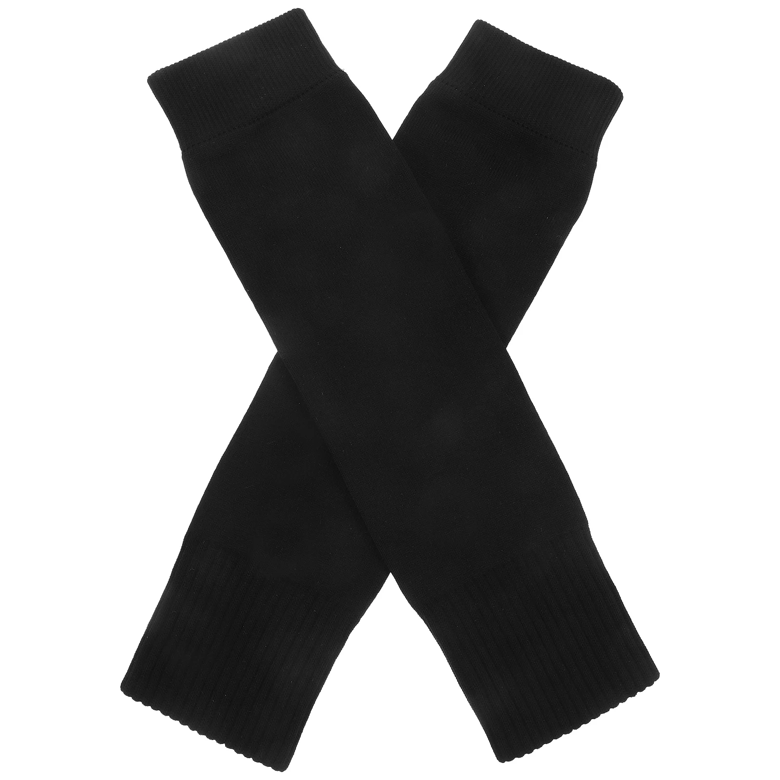 

1pcs Football Socks Black Breathable Sweat Absorbing Support Shin Guard Sleeve Men Women Leg Calves Calf Sleeve Soccer