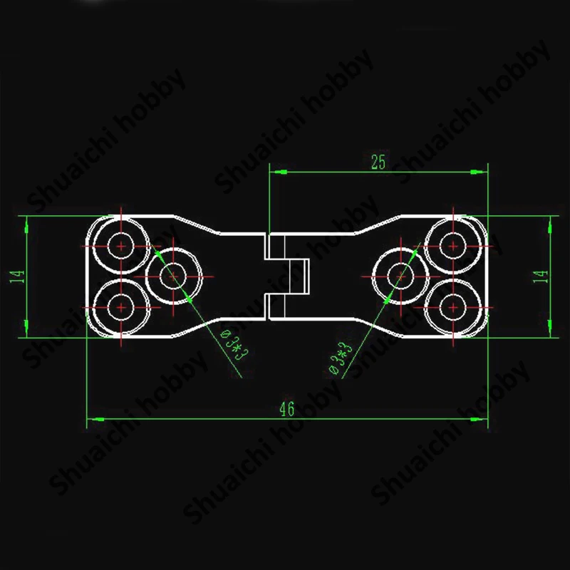 Pokrywa włazu CNC ze stopu aluminium, lekka, o wysokiej wytrzymałości, akcesoria do samodzielnego montażu, modyfikowane do drona RC/modelu samolotu o stałym skrzydle.