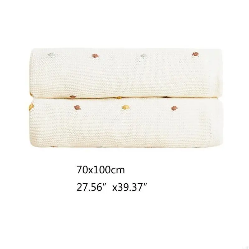 e06f baby blanket cotton blant lebled lebled المستخدمة لنيبرون 70 × 100 سم/27.6 × 39 بوصة