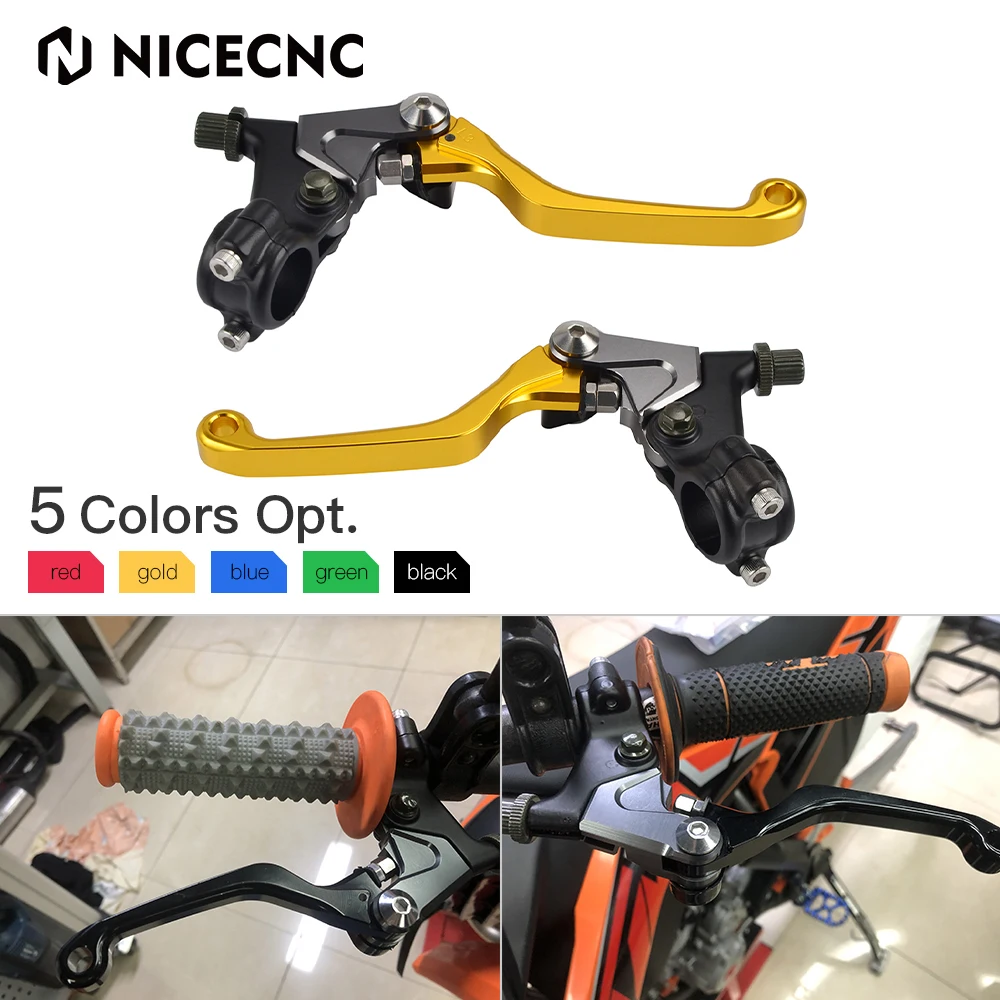 NICECNC para Suzuki DR100 DR125 DR250 DR400 DR500 DS100 DS125 DS185 DS250 RM125 RM250 RM80 RM60 palanca de embrague de freno de motocicleta
