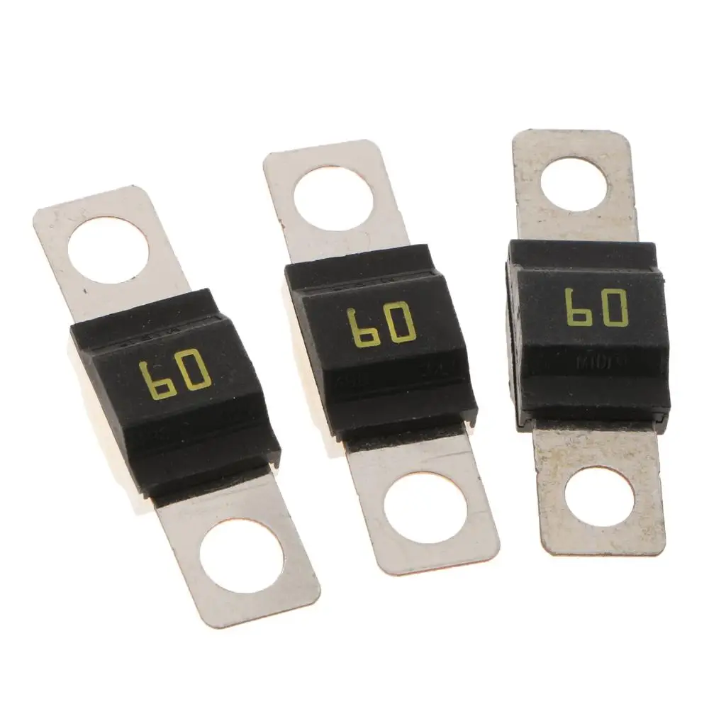 Slow Melting Automobile Flat Fuse Bolt Down Metal Precision Fusing for Car Audio Fuse Block