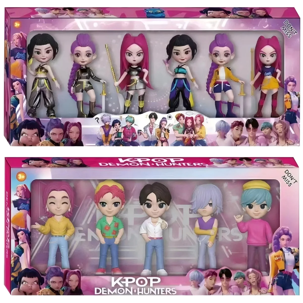 

Горячая продажа Kpop Devil Hunter Rumi Zoe Mira, аниме, коллекция персонажей из поливинилового хлорида, настольные безделушки, детский подарок