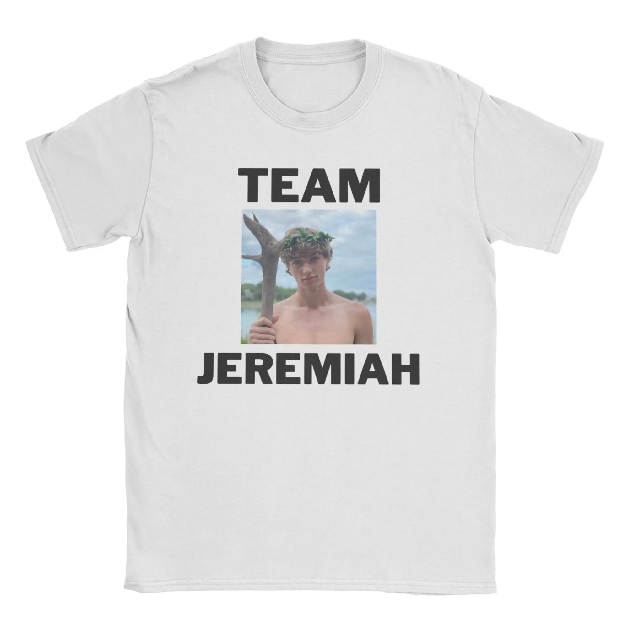 

Team Jeremiah Turned Pretty Men T Shirt Vintage Tees Short Sleeve Crewneck T-Shirt Cotton Gift Idea Clothes