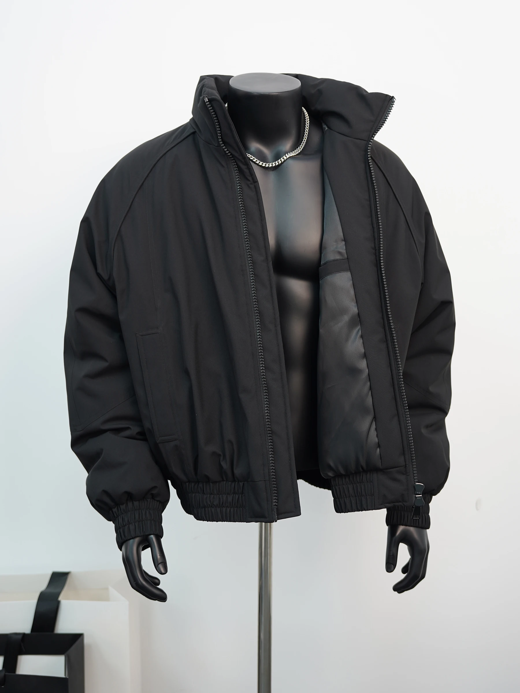 

Мужская хлопковая футболка ort Thiened, осенне-зимняя теплая летная куртка с воротником-стойкой, футболка-стойка, рабочая одежда, новая верхняя одежда