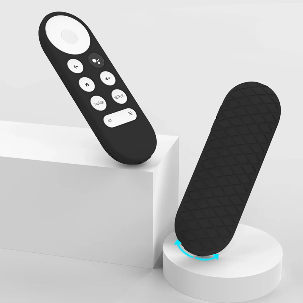 Najnowsze antypoślizgowe miękki futerał silikonowy do zdalnego sterowania Chromecast obudowa ochronne do Google TV 2020 z pilotem