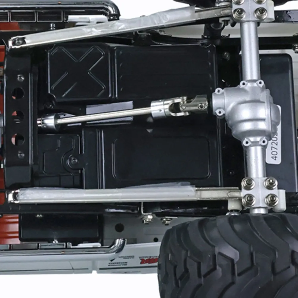 

HG 1/10 4WD RC Pickup 4x4 Rally Car Racing Crawler Kit Model Chassis Gearbox Customizable Off-road Upgrade for Hobbyists