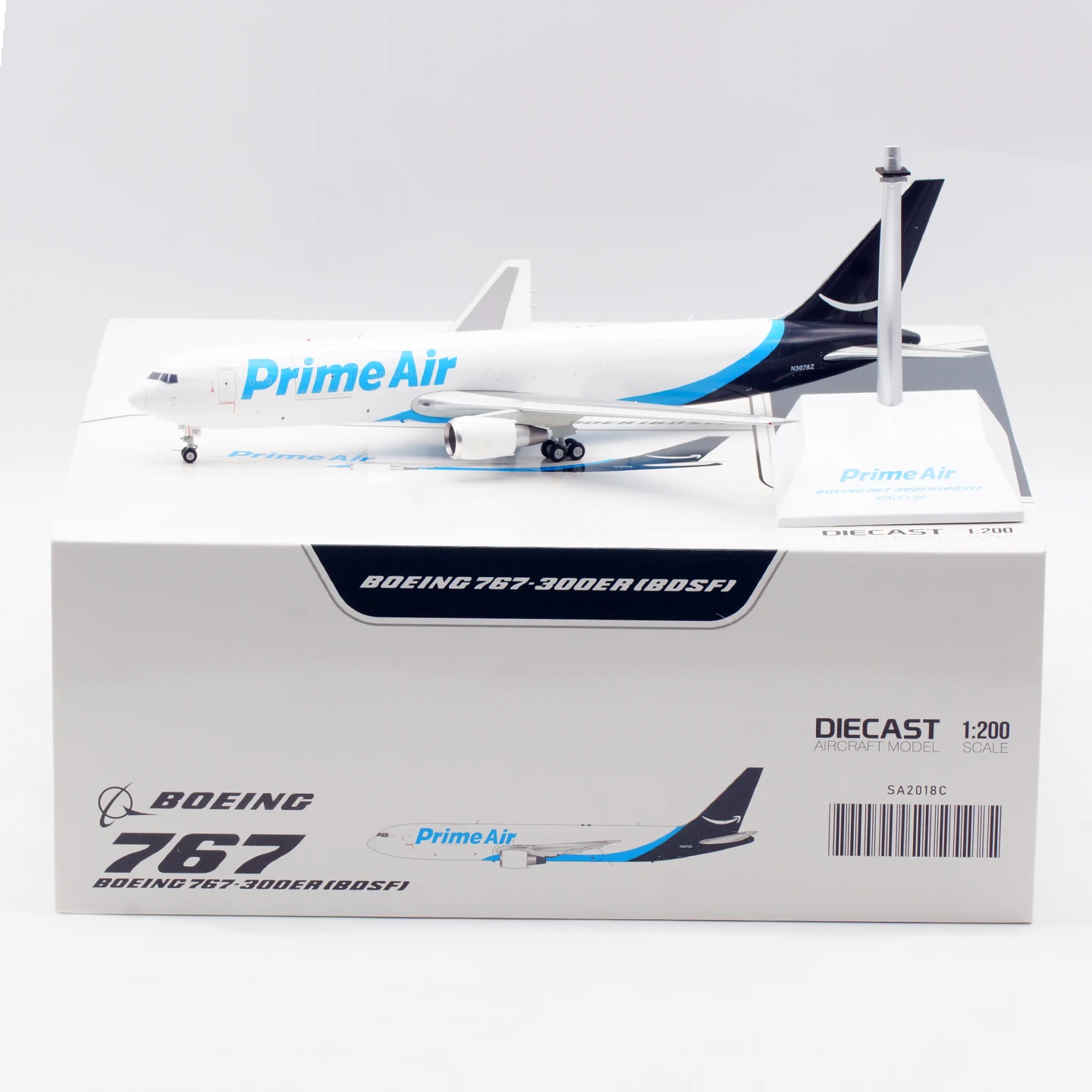 

SA2018C Alloy Collectible Plane Gift JC Wings 1:200 Prime Air "Open Door" Boeing B767-300ER(BDSF) Diecast Aircraft Model N307AZ