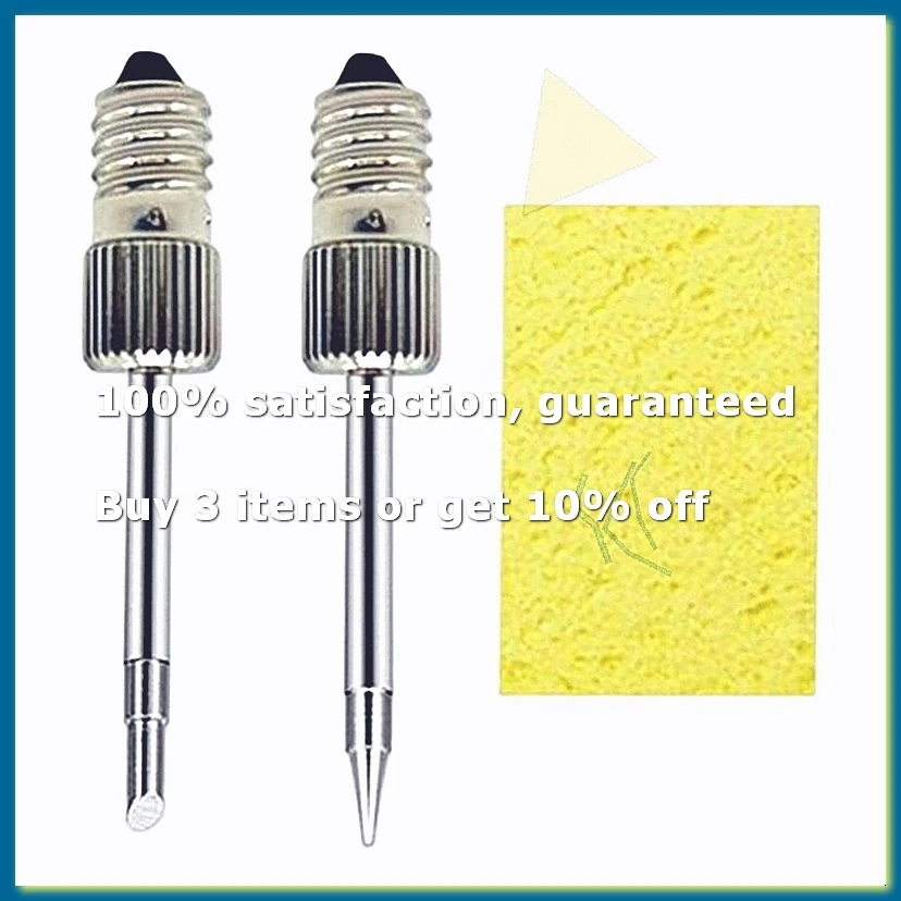 ●Soldering Tips USB Soldering Iron Head Replacement Soldering Iron Tips Welding Head for E10 Interface(Tip B+Tip C)-ABFB