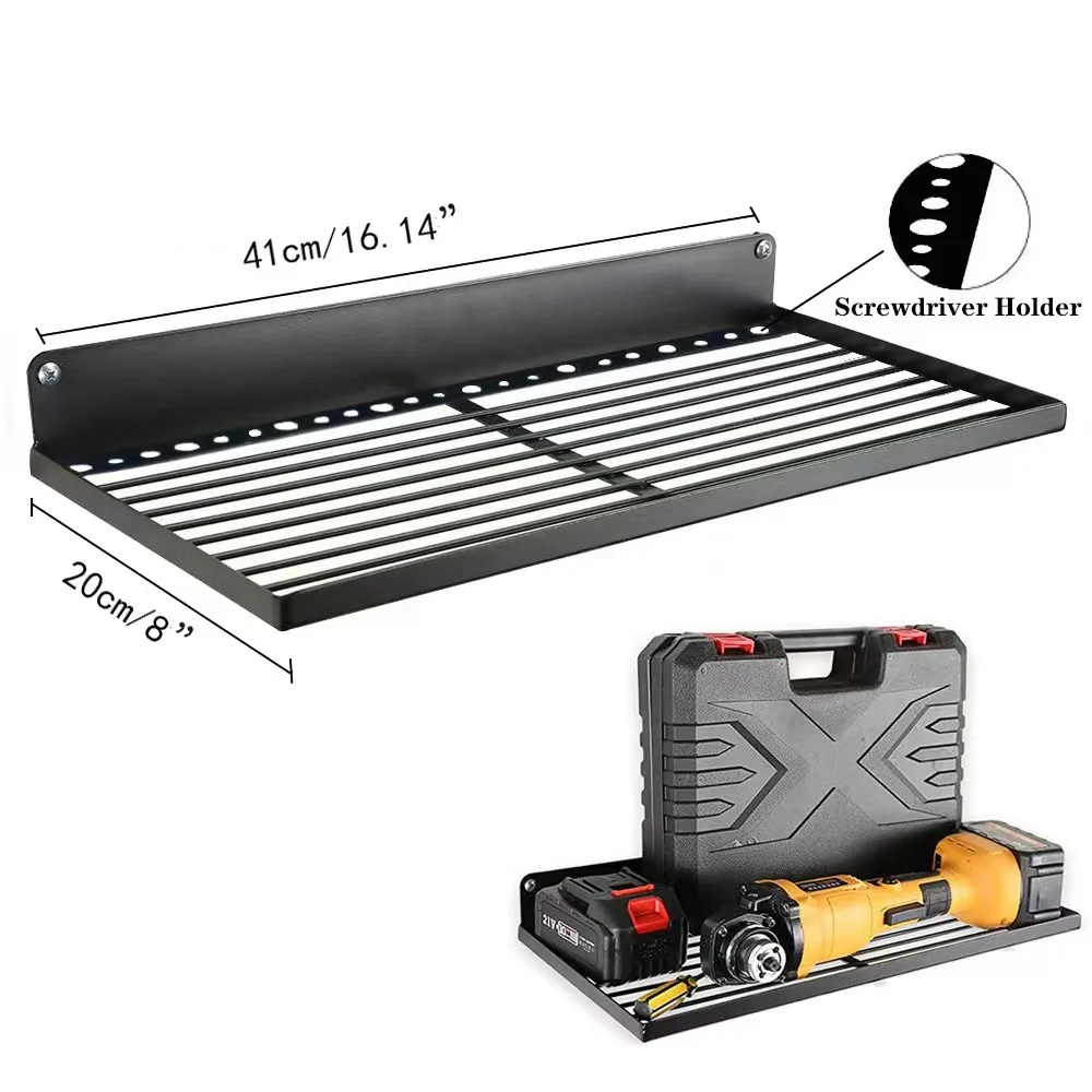 Power Tool Wandhouder Heavy Duty Pegboard Wandopslag Gereedschapsset Boorschroevendraaier Opbergrek voor werkplaats/garage