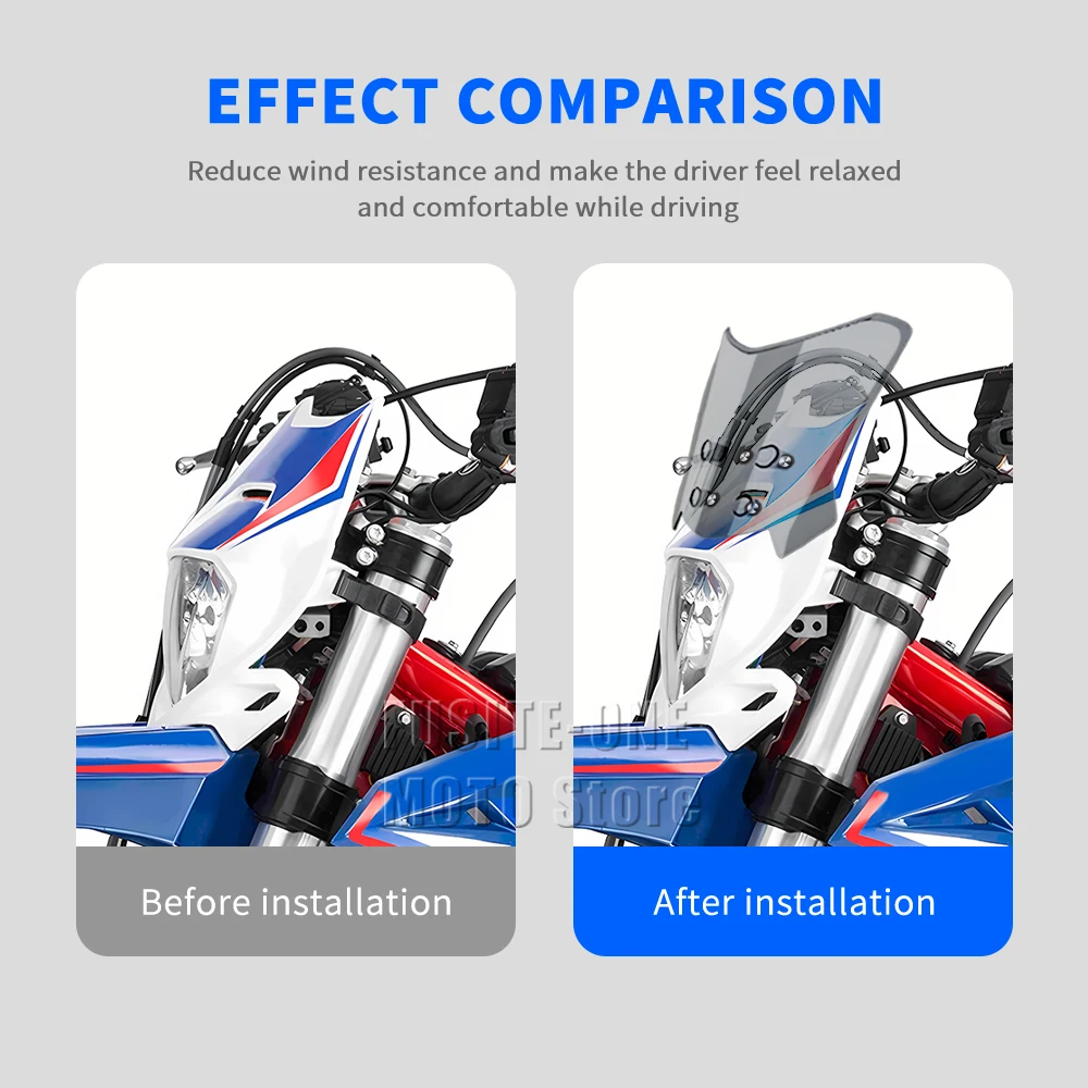 For Xtrainer X Trainer 250 300 2018-2024 2025 motorcycle adventure windshield extension style Windscreen Wind Deflector Screen