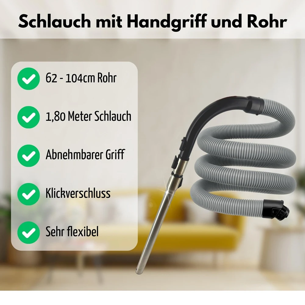 【Berserk】 S8340 Запасные части Ручка шланга пылесоса, совместимая с запасными частями S8 S8390