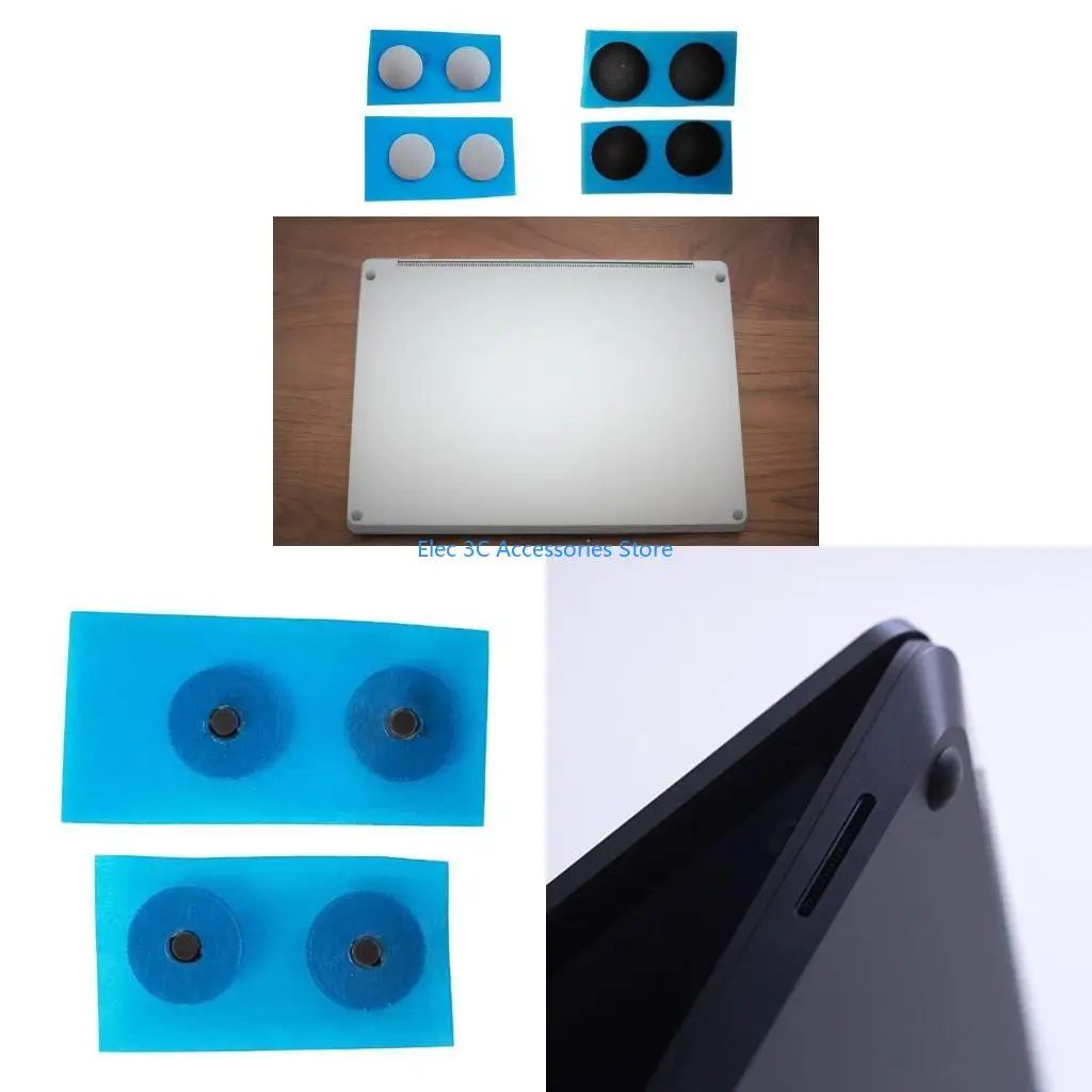 Y51A 4Pcs Rubber Feet Bottom Case Rubber Foot Antislip Pad for Surface 1769