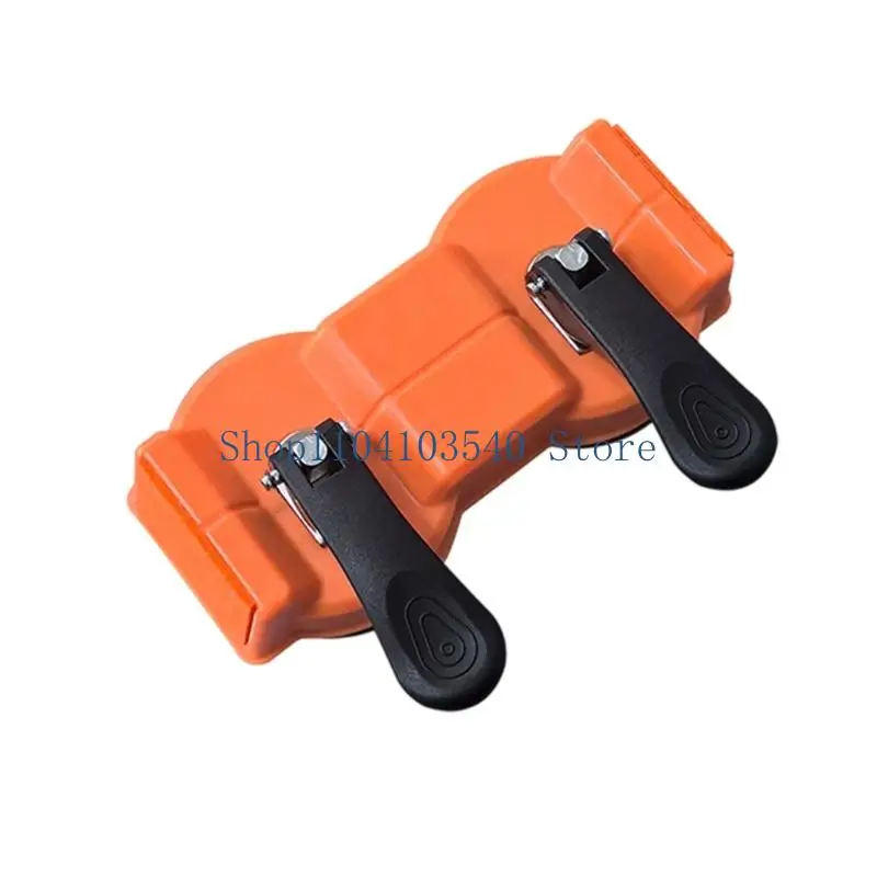 02DC Flooring Puller with Locking Suction Base and Rubber Body for Focused Alignment and Floor Adjustment Work Tasks