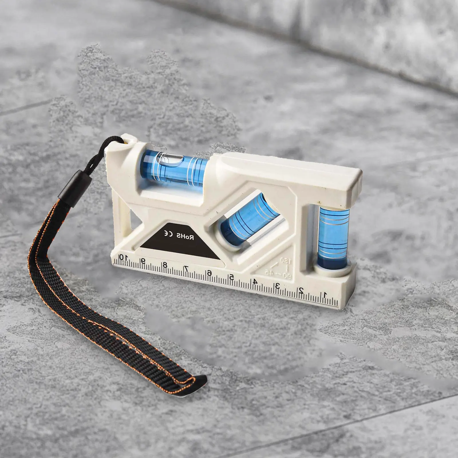 Portable Magnetic Pocket Level Gauge Mini Protractor With Metric Ruler Measure 3 In 1 Precise Measurement