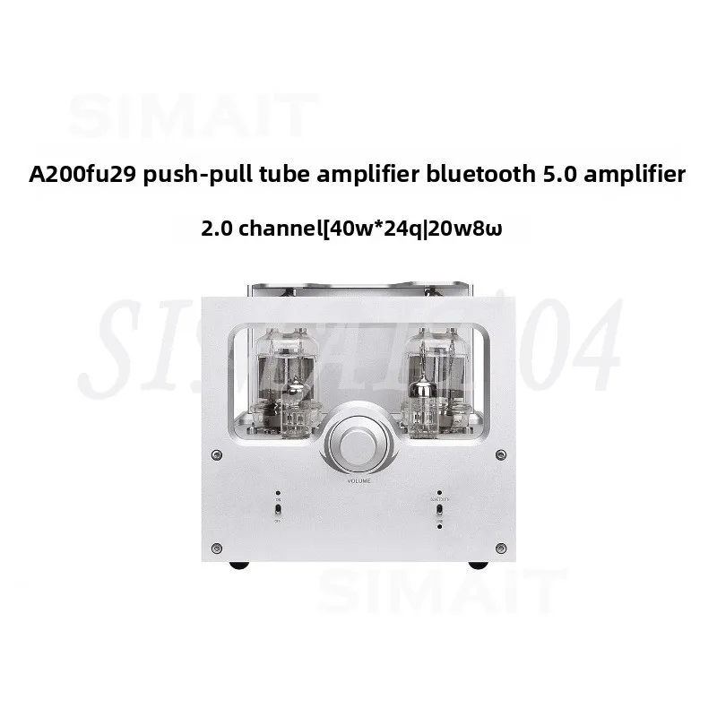 FU29 FM30 Push-pull Tube Power Amplifier A200 Tube Bile Machine with Bluetooth 5.0 Receiver