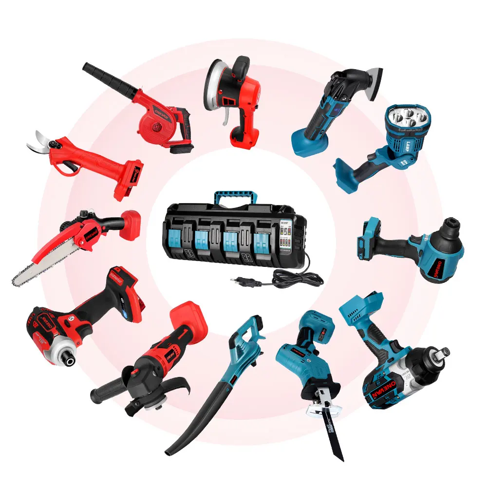 Cargador de batería de iones de litio de 4 puertos, herramientas eléctricas, 14,4 V, 18V, 12A, rápido para Makita BL1820, BL1830, BL1850, BL1430, nuevo