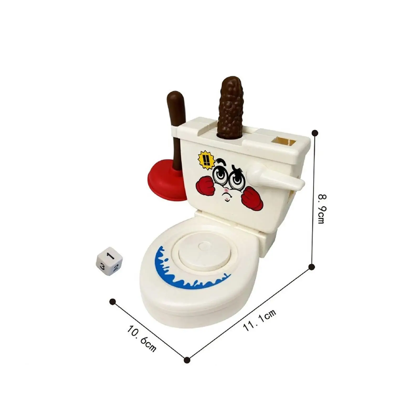 Simulated Toilet Ejection Poops Toilet Toilet Game Toy for Girls Boys Kid