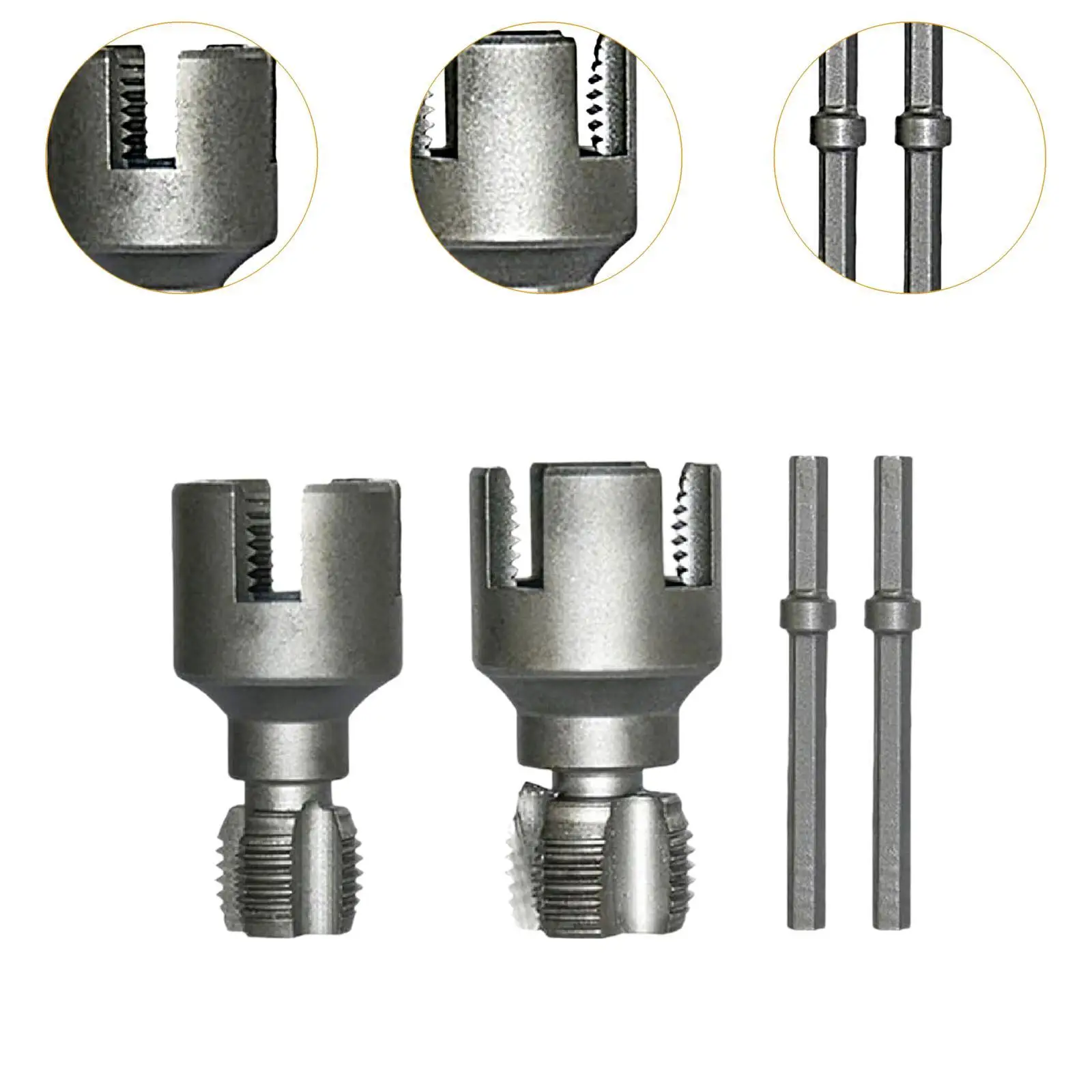 Pipe Thread Cutting Tool Versatile Portable Practical for Water Pipes Internal & External Pipe Threading Tool Thread Maker Tool