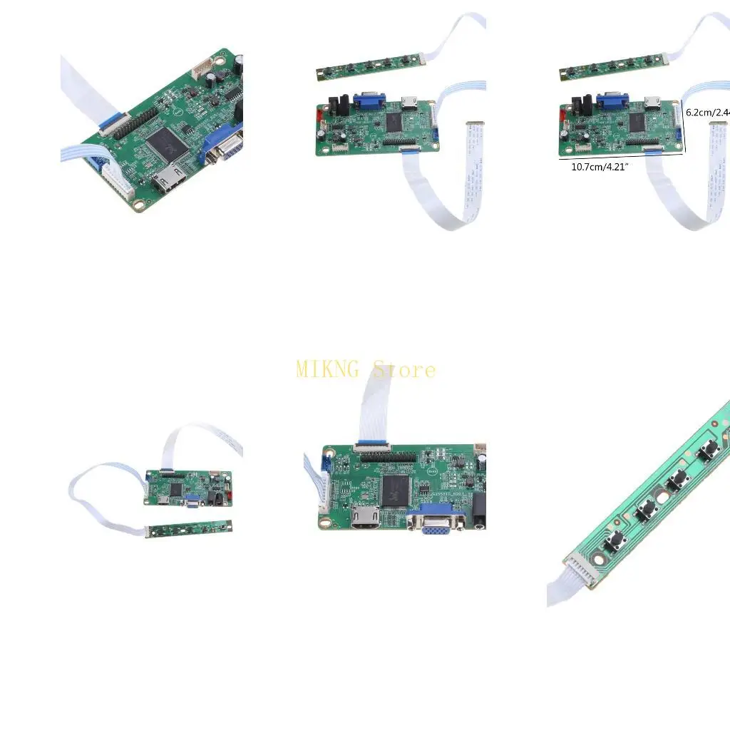 

HDMI-совместимая плата контроллера ЖК-дисплея VGA VIDEO для 11,6 дюйма, 13,3 дюйма, 14 дюймов, 15,6 дюйма, 17,3 дюйма, N116HSE