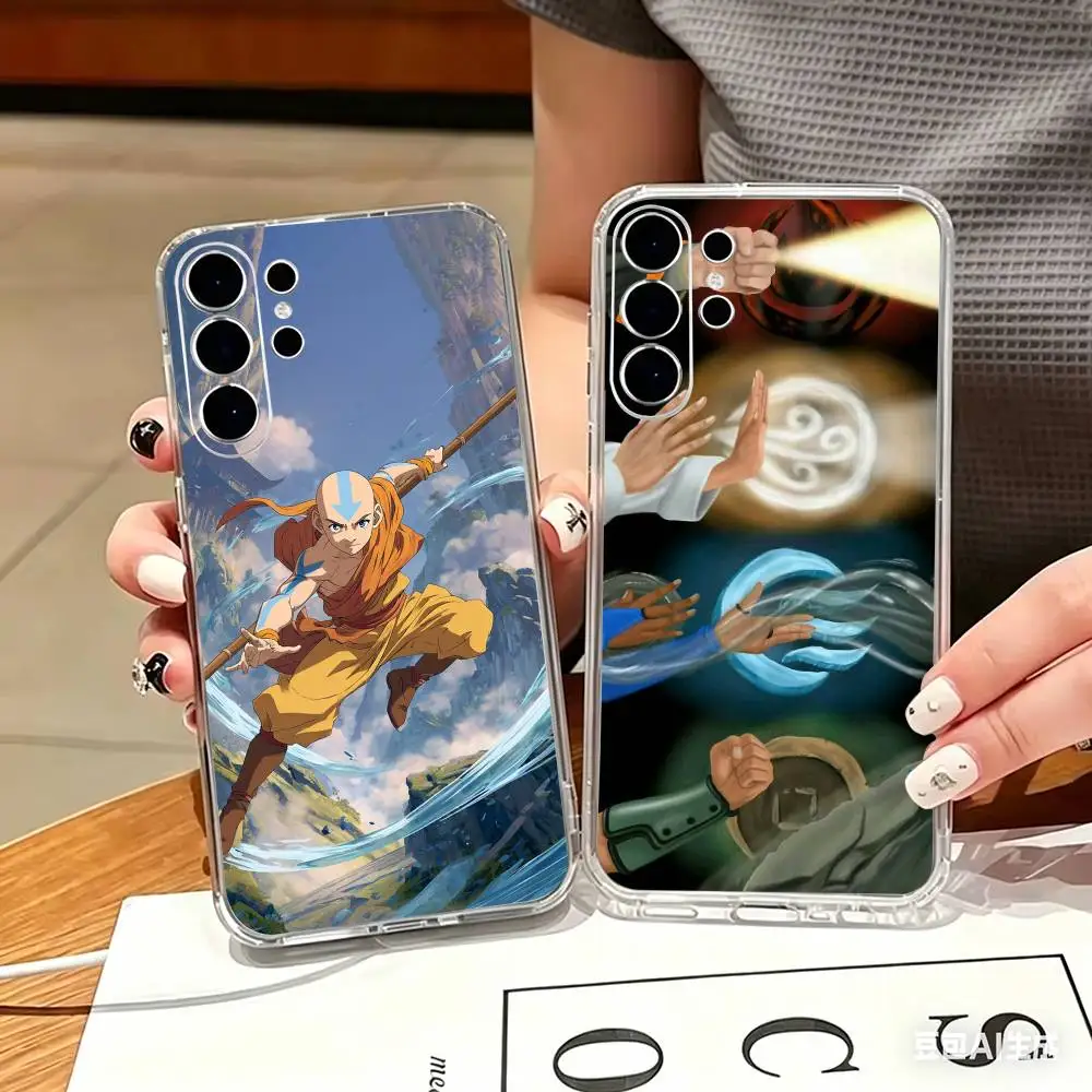 

T-The Last Airbender A-Avatar Clear Hard Phone Case For Samsung S25,24,23,22,21,10,9,Ultra,Plus,Lite Transparent Cover