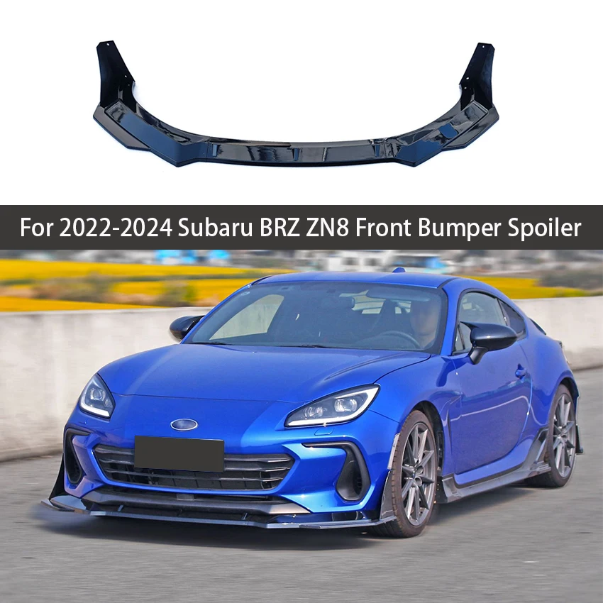 

For 2022 2023 2024 Subaru BRZ ZN8 Car Front Bumper Lip Spoiler Splitter Trim Accessories Car Tuning Accessorie Part 5PCS