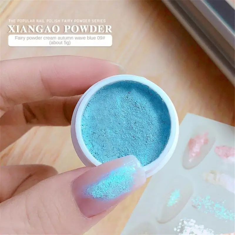 Solid State Shell Polish Solid Nail Art Brocade Powder Aurora Powder Fairy Powder Cream Popularity Nail Art