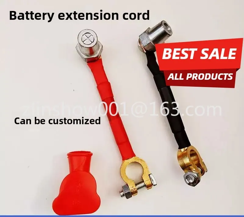 Car truck battery terminal extension modified positive and negative extension