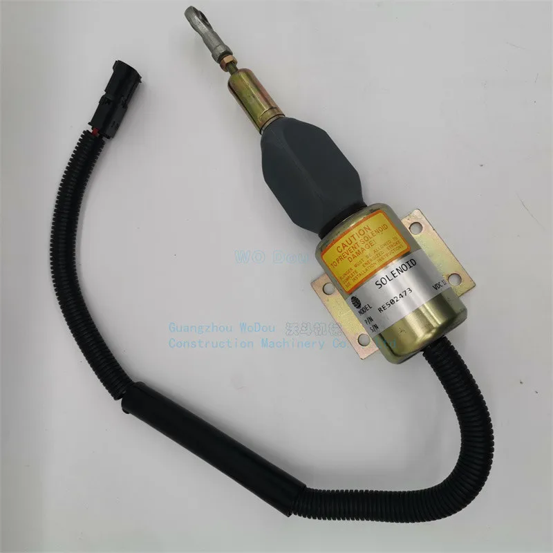 

Suitable for John Deere harvester/tractor RE502473/RE502474 engine shut-off switch/fuel cut-off solenoid valve