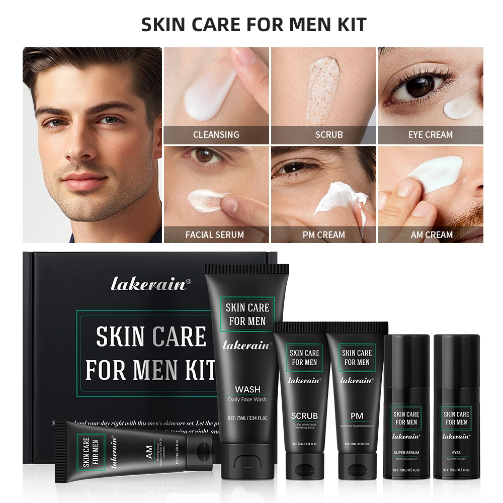 Mens Grooming Kit Gift Set - Erkekler İçin Cilt Bakım Seti Derinlemesine
