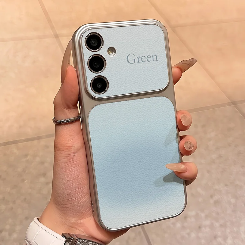Fresh Gradient Blue Case For Samsung Galaxy S23 S24 S25 S26 Ultra Case A57 A56 A55 A37 A36 A35 A27 A26 A17 A07 Shockproof Cover
