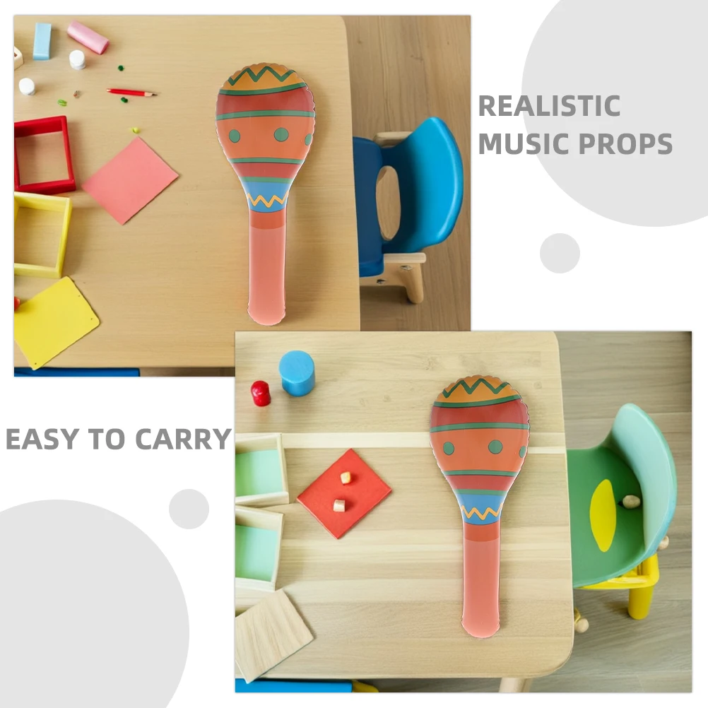 2 Pezzi Martello di Sabbia Gonfiabile Musicale, Decorazioni Colorate per Feste di Compleanno in Stile Messicano, Leggero
