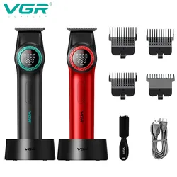 VGR Hair Trimmer Professional Hair Clipper Cordless Hair Cutting Machine Barber BLDC Motor Clipper LED Trimmer for Men V-977