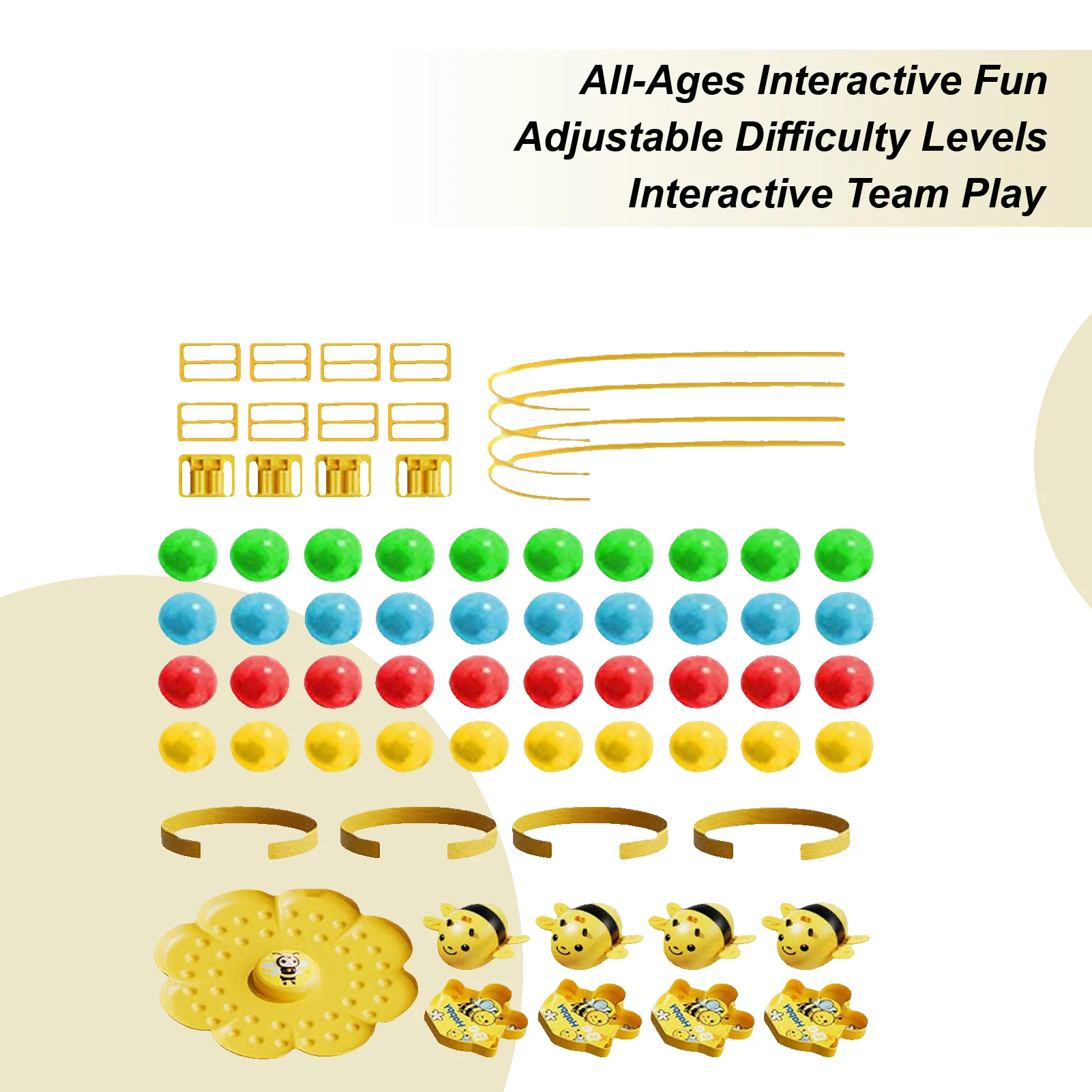 Busy Bee Board Game Educational Magnetic Funny Portable Busy Bees Family Party Game For Travel Outdoor Indoor Party Gatherings