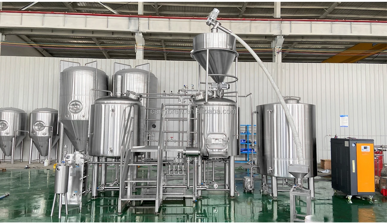 Industrial 5HL 8HL 10HL 20HL Brewhouse Turnkey Beer Brewing Equipment Manufacturers Commercial Brewery System From China