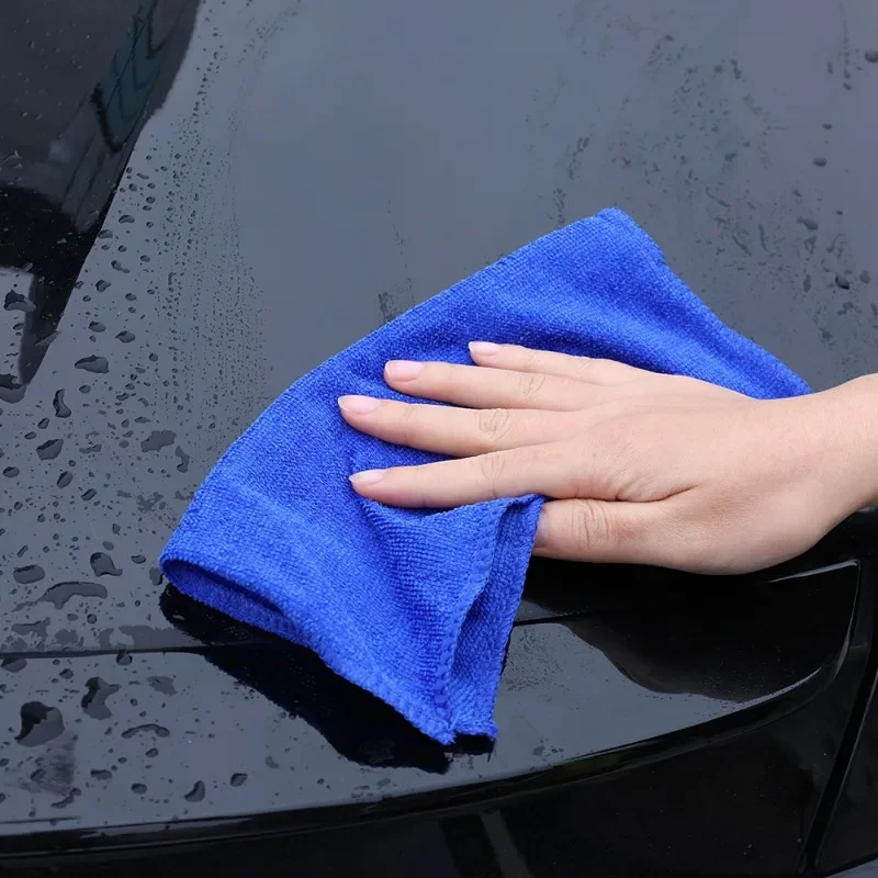 1-30Pcs Microfiber Towels Car Wash Drying Cloth Towel Household Cleaning Cloths Auto Detailing Polishing Cloth Home Clean Tools