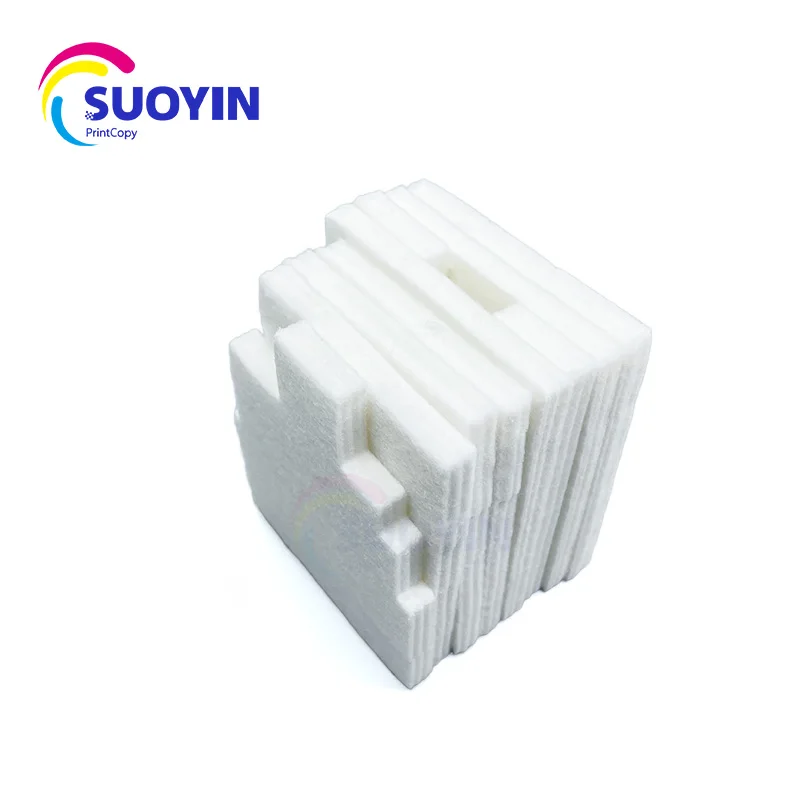 5X T6712 caja de recolección de tinta residual de algodón de tinta residual para EPSON WF 6090 6590 8010 8090 8510 8590 WF6090 WF6590 WF8010 WF8090 WF8510