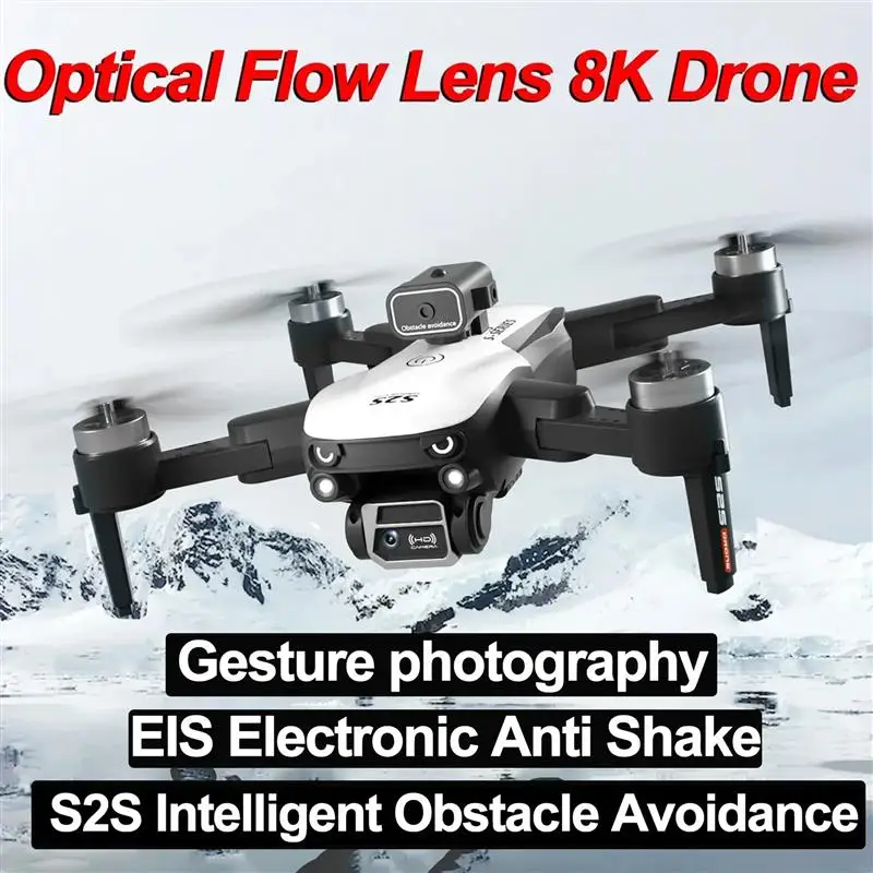 Top 8K HD Brushless Motor Drone Optical Flow Hovering Distance Avoid Obstacles Aerial Photography Quadcopter For Xiaomi Travel