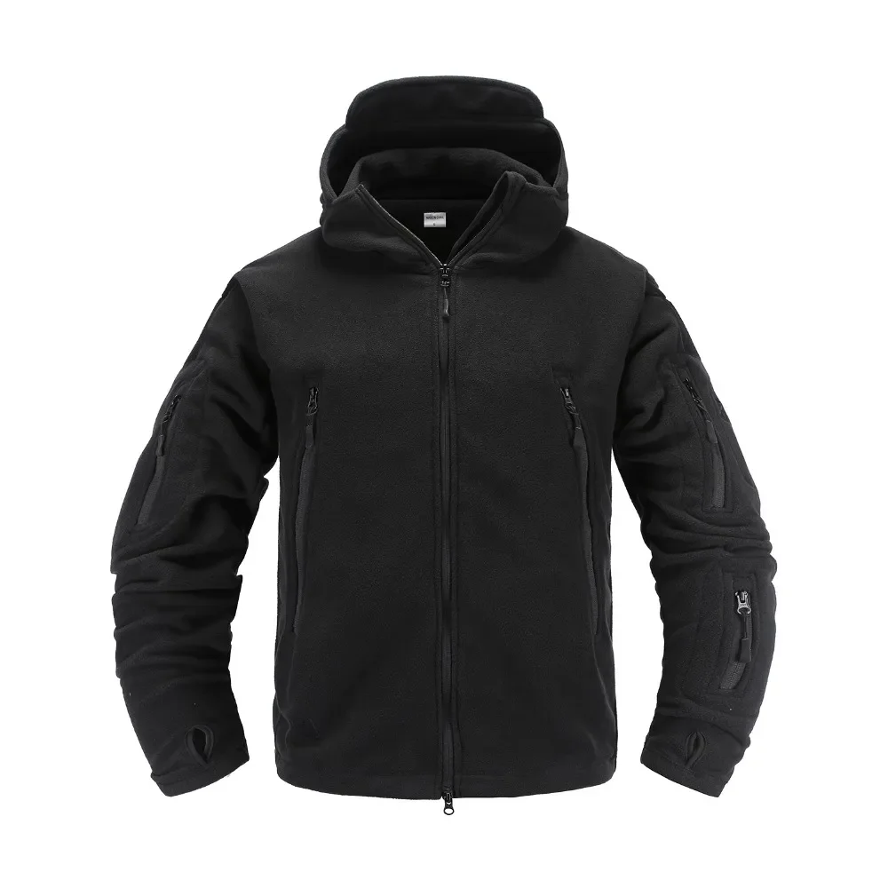 Winter Fleece Jacket Men\'s Sports Tactical Jacket Combat Jacket Military Fleece Outdoor Sports Hiking Polar Jacket