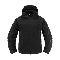 Winter Fleece Jacket Men's Sports Tactical Jacket Combat Jacket Military Fleece Outdoor Sports Hiking Polar Jacket