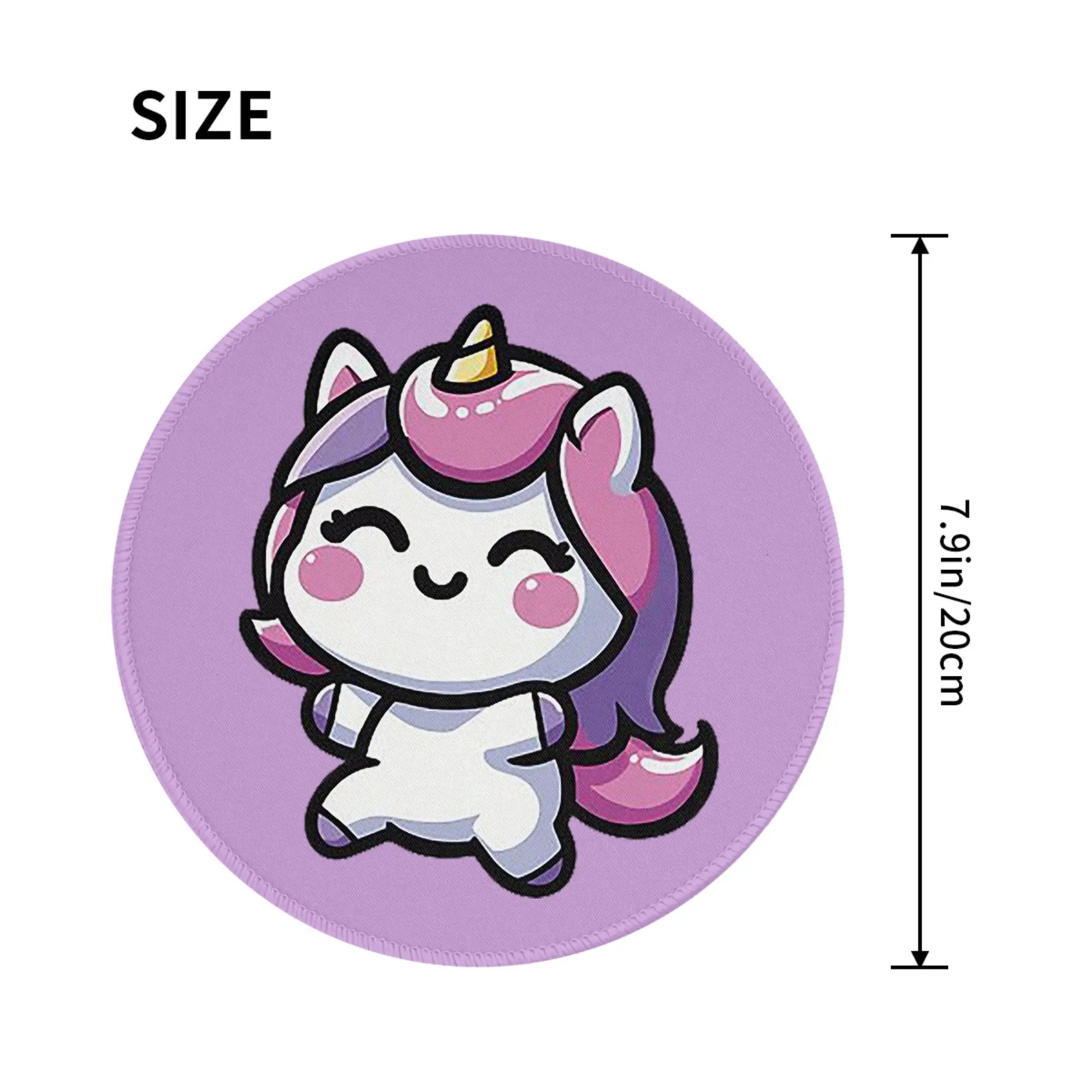 Adorable kawaii Unicorn Mouse Pad Computer Keyboard Mouse Mat Gaming PC Laptop Desk Mat Office Accessories Table Mats