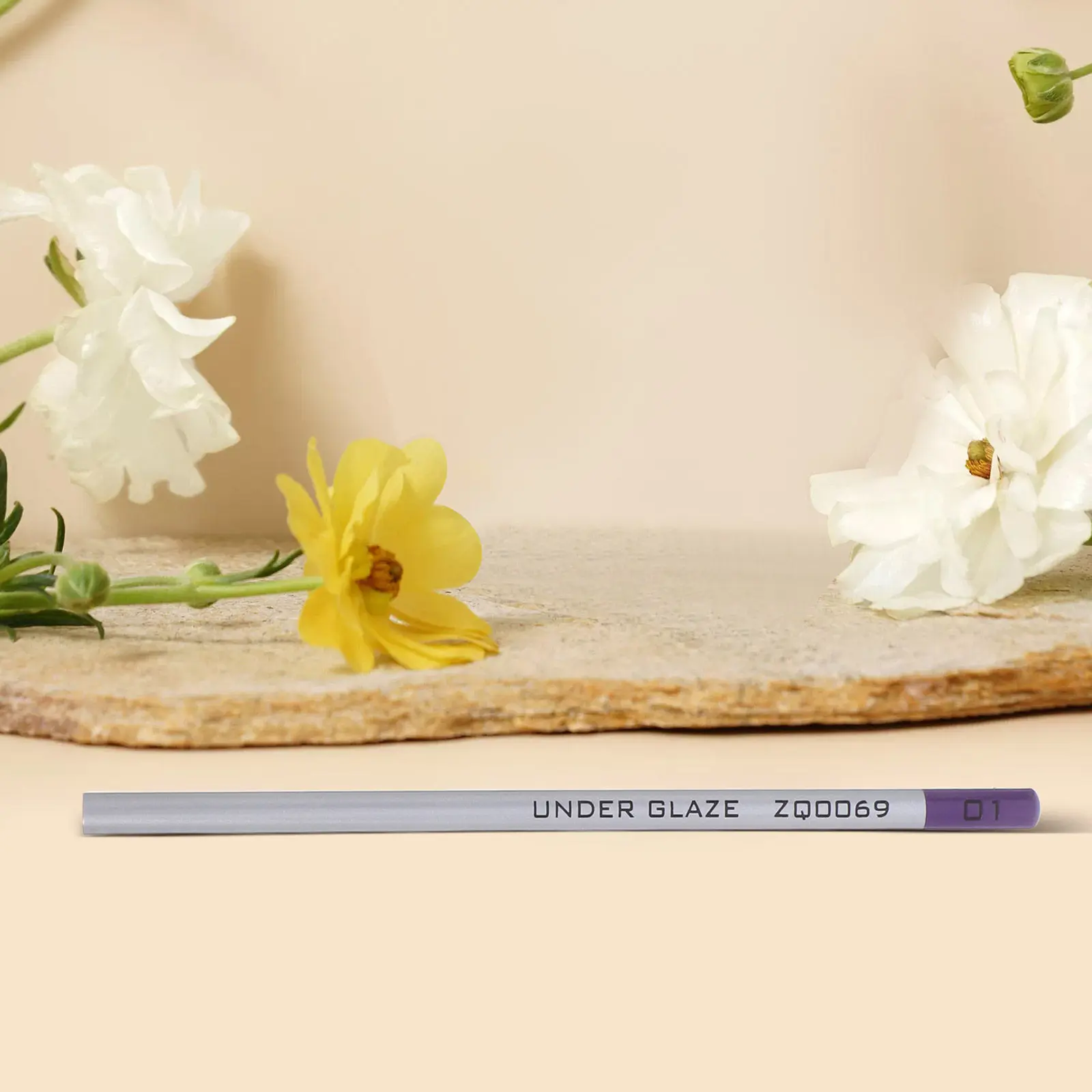 Precision Underglaze Ceramic Pencil Pottery Art Tool for Sketching Outlining Detailing on Clay Bisque Ware High Temperature