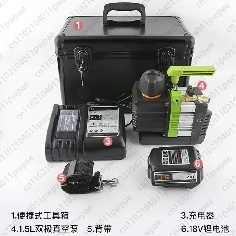 for R32 Small Intelligent Vacuum Pump Lithium Ion Battery Brushless Motor 1.5 2.5 Liter Refrigeration Pump