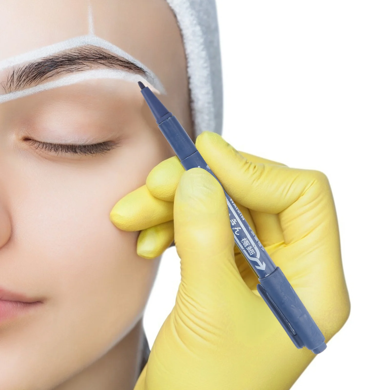 

10Pcs Dual-Tip Tattoo Drawing Pen Fine and Regular Point Marking Tool for Body Art Long-Lasting Smudge Resistant Ink