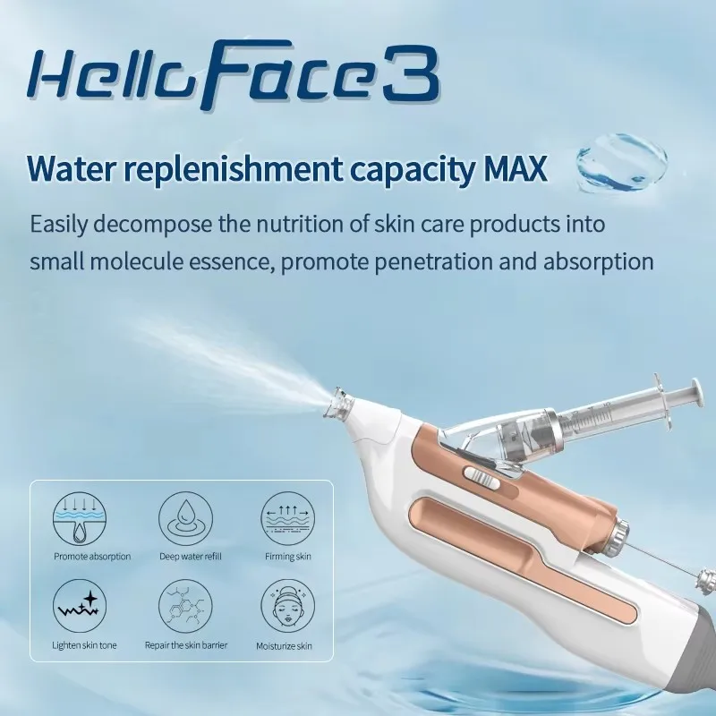 Professional Meso Gun Skin Care Machine Non-Invasive Nutrient Delivery System for Anti-Aging and Skin Rejuvenation