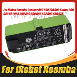 1800mAh akumulator litowo-jonowy do iRobot Roomba czystsze 900 800 700 600 serii 960 980 981 965 895 695 692 690 680 890 860