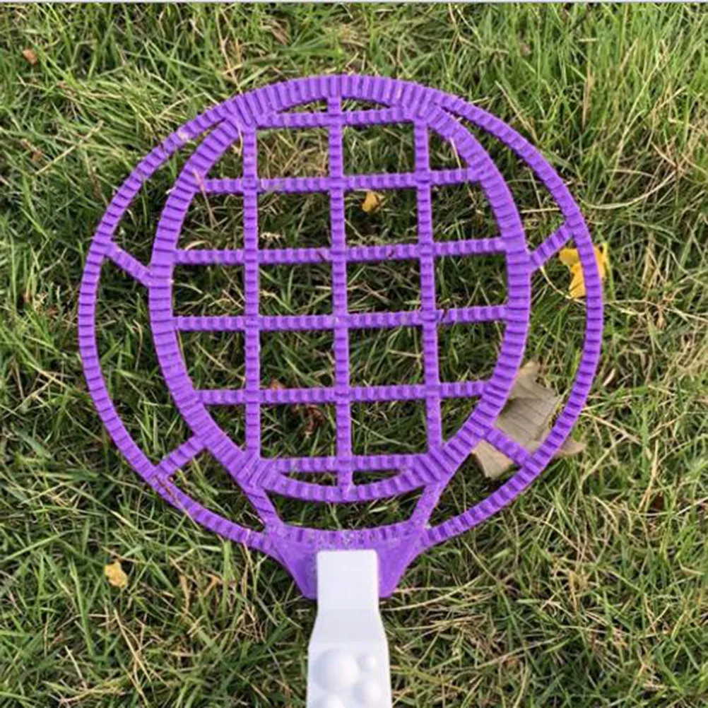 Large Bubble Ring Blowing Bubble Tool Creative Tennis Racket Design for Kids Adults Outdoor Park Lawn Playground Spring Summer
