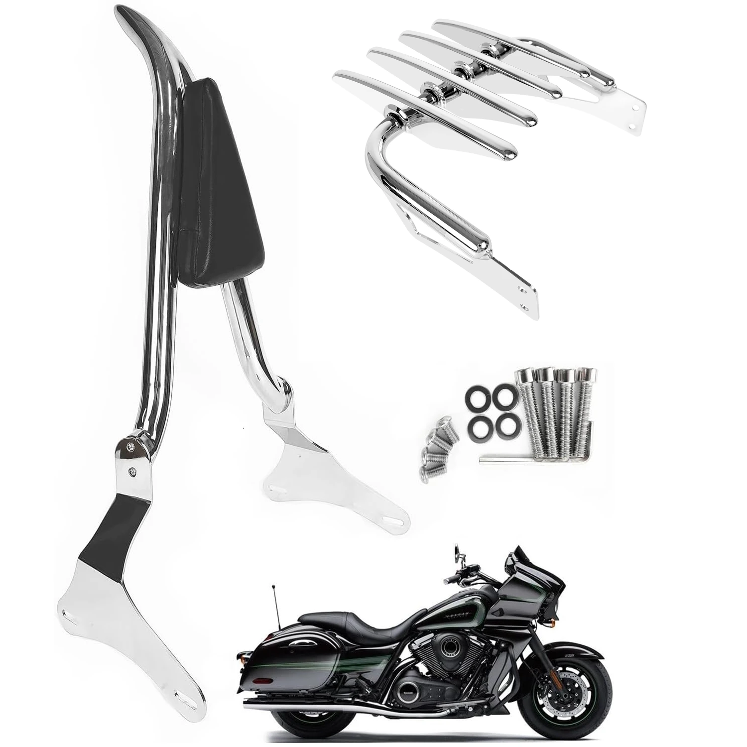Variant: 29 inch Tall Chrome