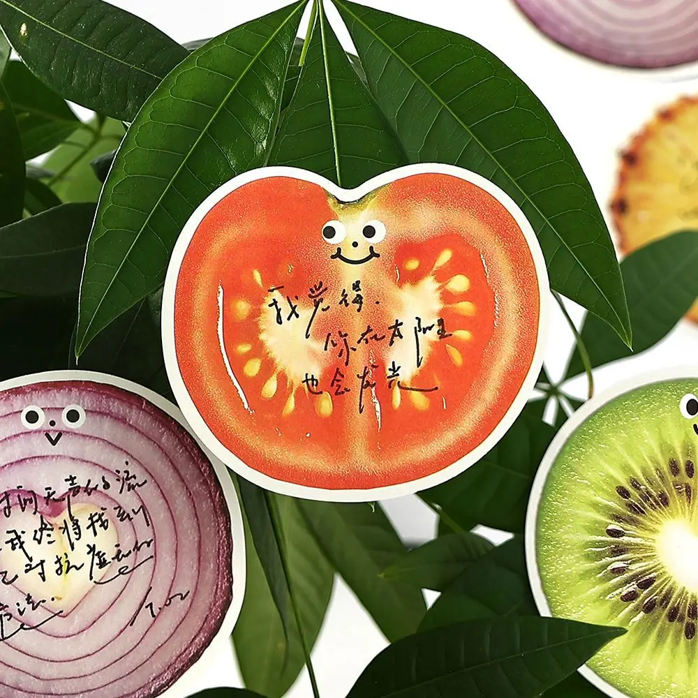 30pcs/lot  Memo Pads Material Paper Fresh fruits and vegetables DIY Junk Journal Scrapbooking  Retro Background Decoration Paper